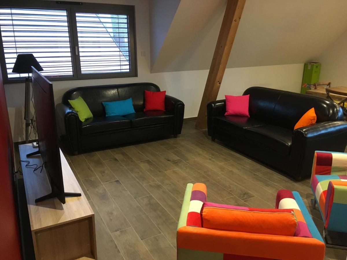 Les 3 Alsaciennes Lägenhet Sigolsheim Exteriör bild